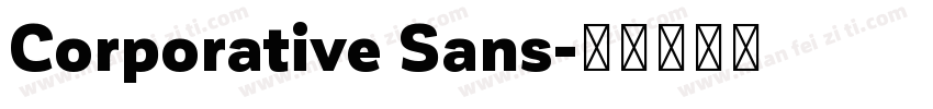 Corporative Sans字体转换